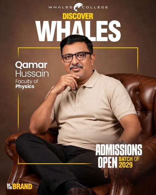 Qamar Hussain, Physics teacher at Whales College