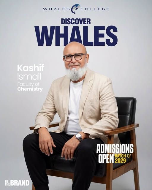 Kashif Ismail, Chemistry teacher at Whales College