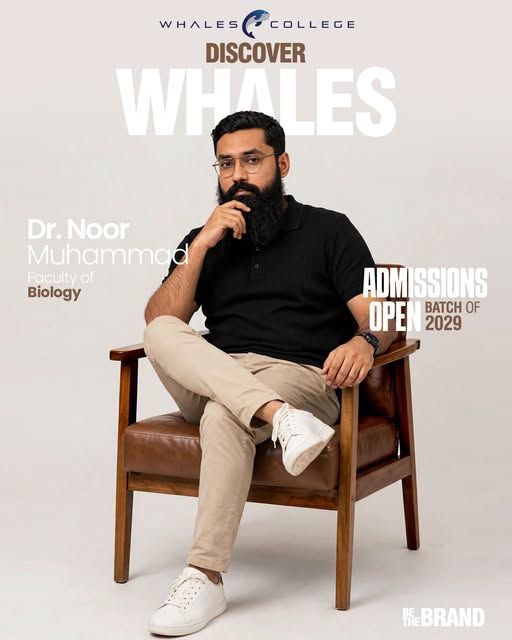 Dr. Noor Muhammad, Biology teacher at Whales College