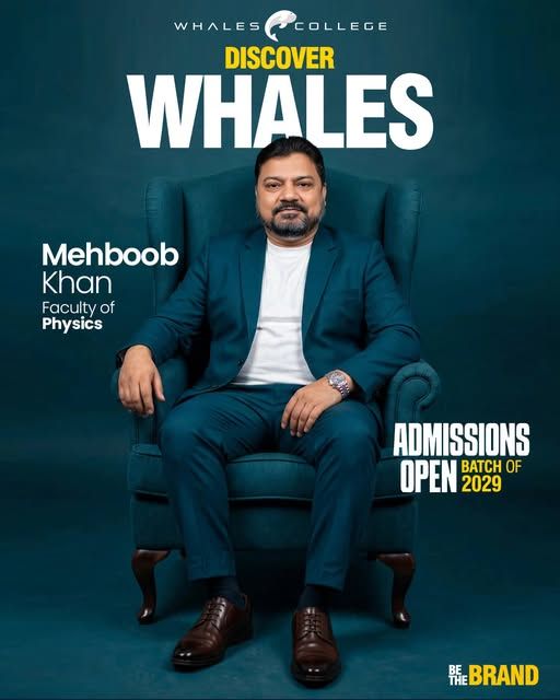Mehboob Khan, Physics teacher at Whales College