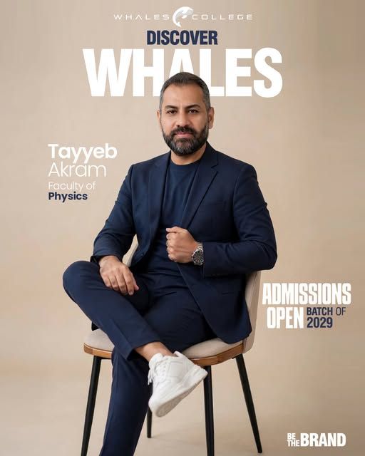 Tayyeb Akram, Physics teacher at Whales College