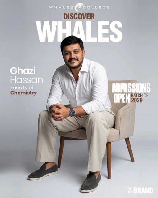 Ghazi Hassan, Chemistry teacher at Whales College