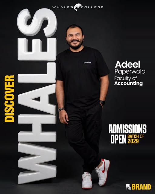 Adeel Paperwala, Accounting teacher at Whales College